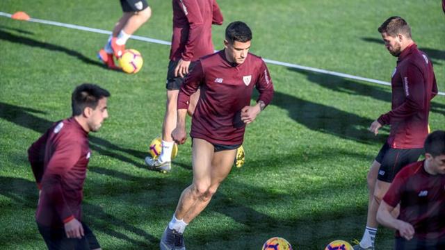 Yuri entrena con normalidad y podría estar disponible para el Bernabéu