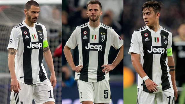 Bonucci, Pjanic, Dybala: la spina dorsale che ha tradito la Juventus contro l'Ajax