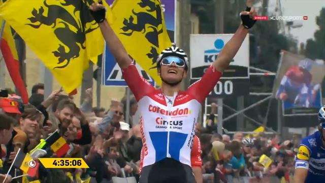 Flecha Bravanzona: Un sobresaliente Mathieu Van der Poel se lleva la victoria al esprint Flecha Bravanzona: Un sobresaliente Mathieu Van der Poel se lleva la victoria al esprint