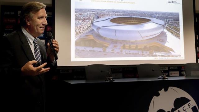 El balón podría botar en el futuro Mestalla tras 15 años de la primera piedra