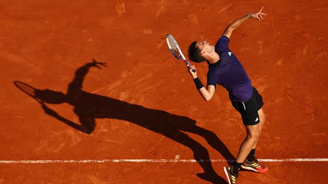 Grâce à un angle improbable, Thiem a gagné un énorme bras de fer du fond Grâce à un angle improbable, Thiem a gagné un énorme bras de fer du fond
