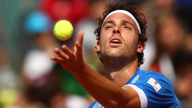 Marco Cecchinato si arrende a Pella: oltre al ko anche un problema alla schiena