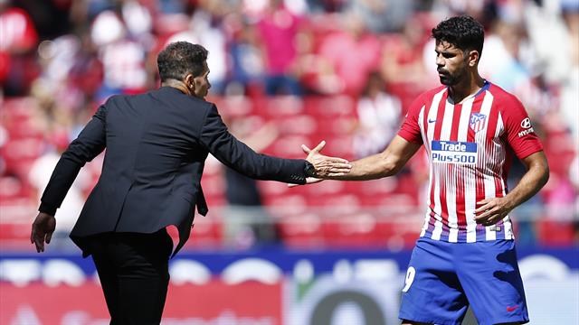 Diego Simeone defiende a Diego Costa: "Sé que volverá a su mejor forma" Diego Simeone defiende a Diego Costa: "Sé que volverá a su mejor forma"