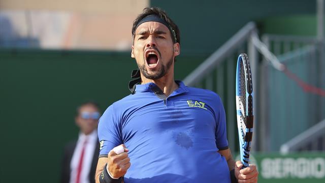 Giflé dans le premier set, Fognini a réagi pour sortir Coric Giflé dans le premier set, Fognini a réagi pour sortir Coric