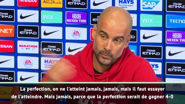 Guardiola : "La perfection, on ne l'atteint jamais" Guardiola : "La perfection, on ne l'atteint jamais"