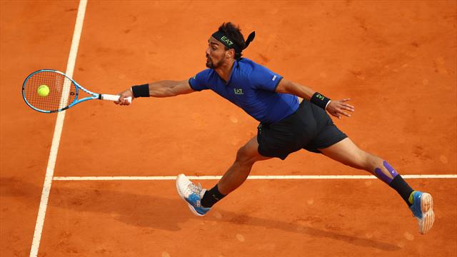 Gli highlights dell'impresa da sogno di Fognini contro Nadal a Monte Carlo