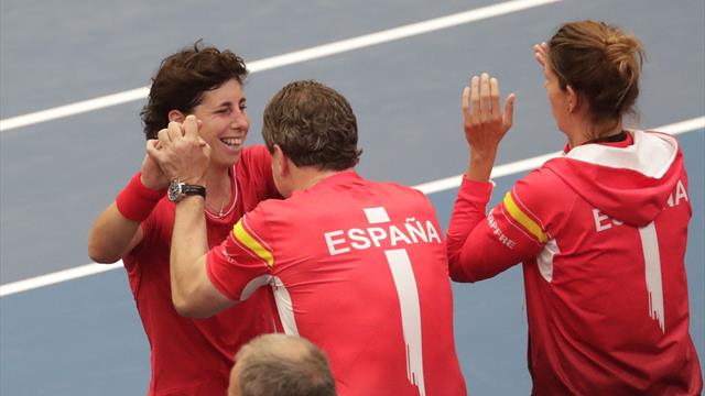 Copa Federación, Bélgica-España: Carla Suárez iguala la eliminatoria tras la primera jornada (1-1)
