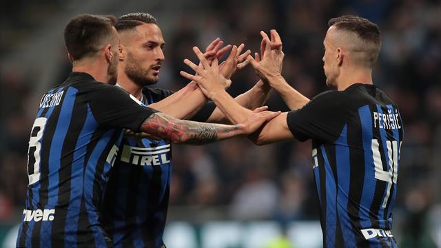Perisic risponde a El Shaarawy: 1-1 tra Inter e Roma nello scontro Champions