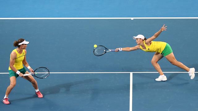 Volée filet passing: les Australiennes ont peut-être gagné le point de l'année