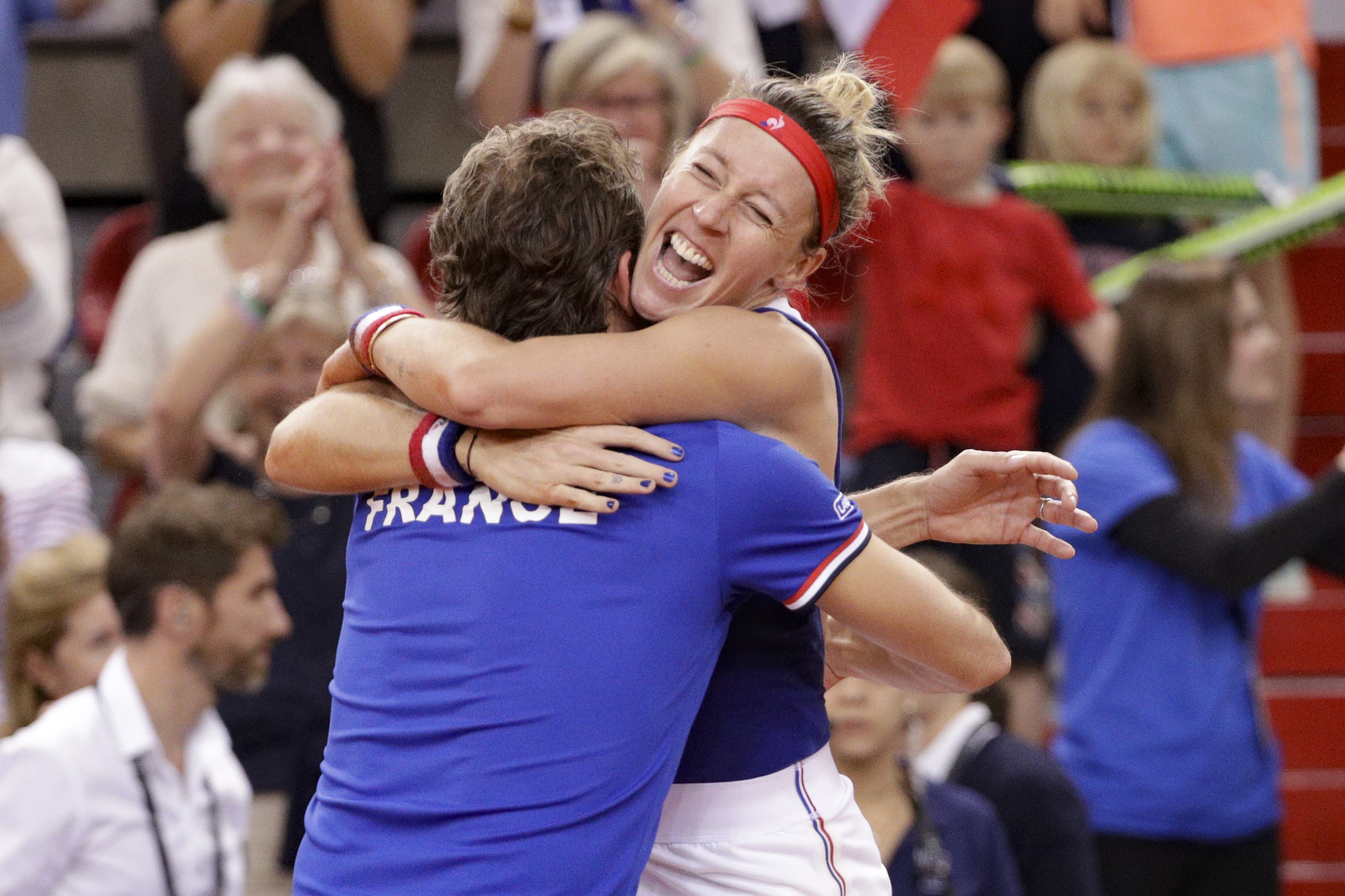 Pauline Parmentier en Fed Cup