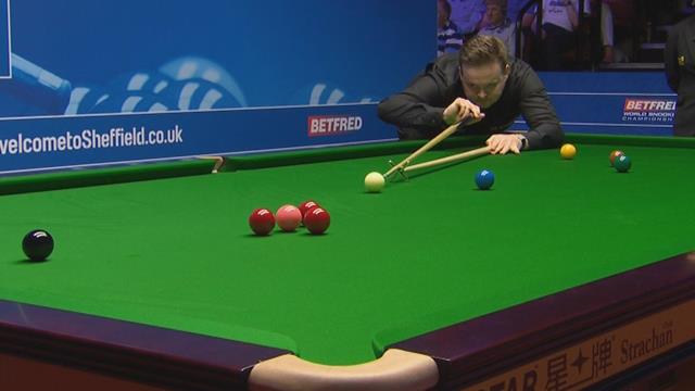 Campeonato del Mundo de Sheffield: El genial golpe de Murphy en el frame final ante Luo Honghao Campeonato del Mundo de Sheffield: El genial golpe de Murphy en el frame final ante Luo Honghao