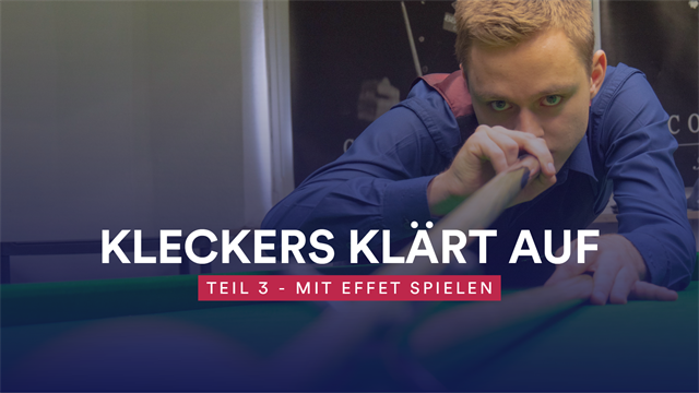 Snooker-Tutorial: Mit Effet spielen Snooker-Tutorial: Mit Effet spielen
