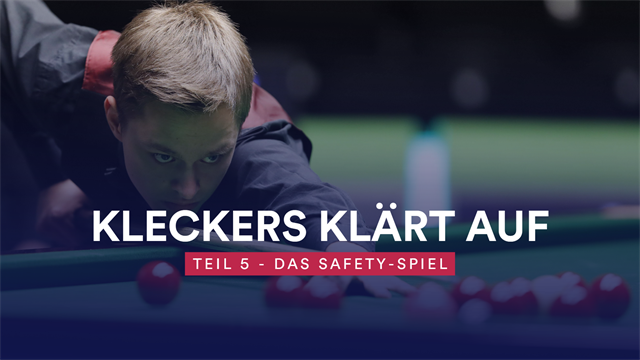 Snooker-Tutorial: Das Safety-Spiel - so setzt man den Gegner unter Druck Snooker-Tutorial: Das Safety-Spiel - so setzt man den Gegner unter Druck