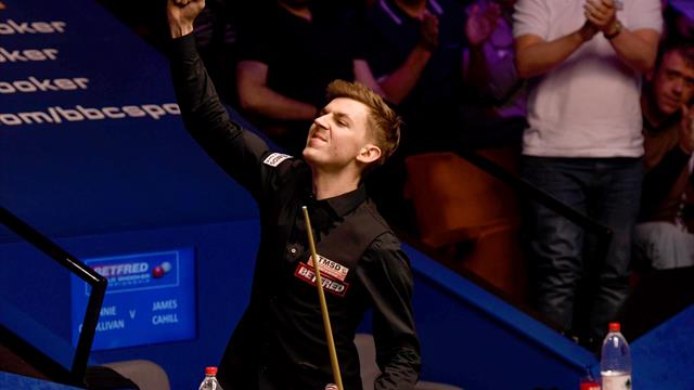 WK Snooker | Amateur Cahill schakelt 'slappe' O'Sullivan uit WK Snooker | Amateur Cahill schakelt 'slappe' O'Sullivan uit