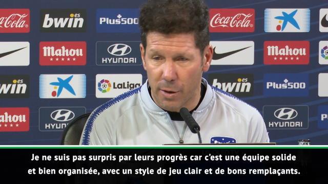 Simeone se méfie de Valence, "une équipe solide et bien organisée" Simeone se méfie de Valence, "une équipe solide et bien organisée"