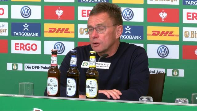 Aus der vierten Liga ins Pokal-Finale: Rangnick feiert Leipzigs Erfolgsgeschichte Aus der vierten Liga ins Pokal-Finale: Rangnick feiert Leipzigs Erfolgsgeschichte