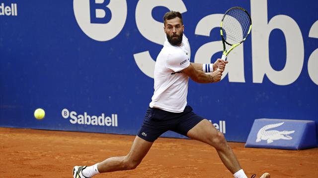 Paire chute d'entrée face à Schwartzman