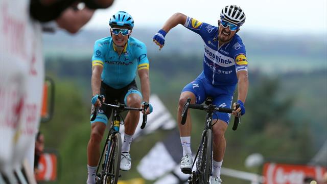 Flecha Valona: Alaphilippe, rey del Muro por segunda vez, desquitándose de la Amstel ante Fuglsang Flecha Valona: Alaphilippe, rey del Muro por segunda vez, desquitándose de la Amstel ante Fuglsang