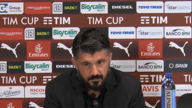 Gattuso: "Sono quello con più responsabilità. Cori razzisti? Spero l'arbitro non abbia sentito" Gattuso: "Sono quello con più responsabilità. Cori razzisti? Spero l'arbitro non abbia sentito"