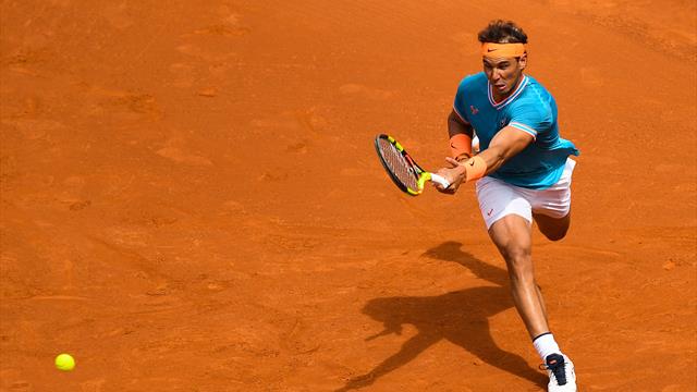 Frappes de mule, amorties : Nadal et Ferrer ont régalé pour conclure le premier set Frappes de mule, amorties : Nadal et Ferrer ont régalé pour conclure le premier set