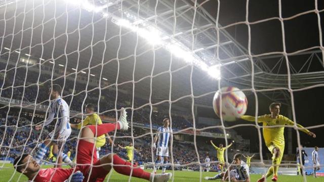 0-1. Gerard Moreno le da media permanencia al Villarreal