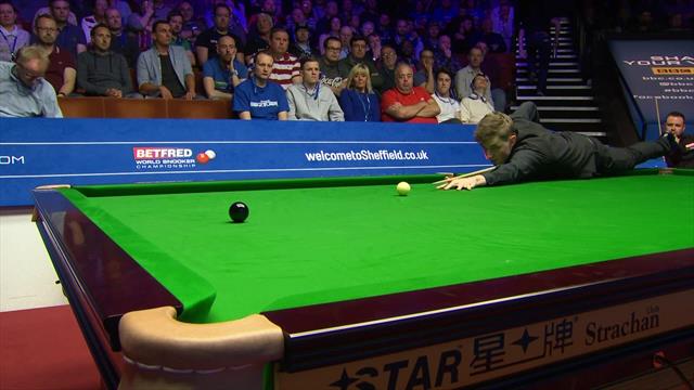 Cahill flukes black off four cushions after frame win Cahill flukes black off four cushions after frame win