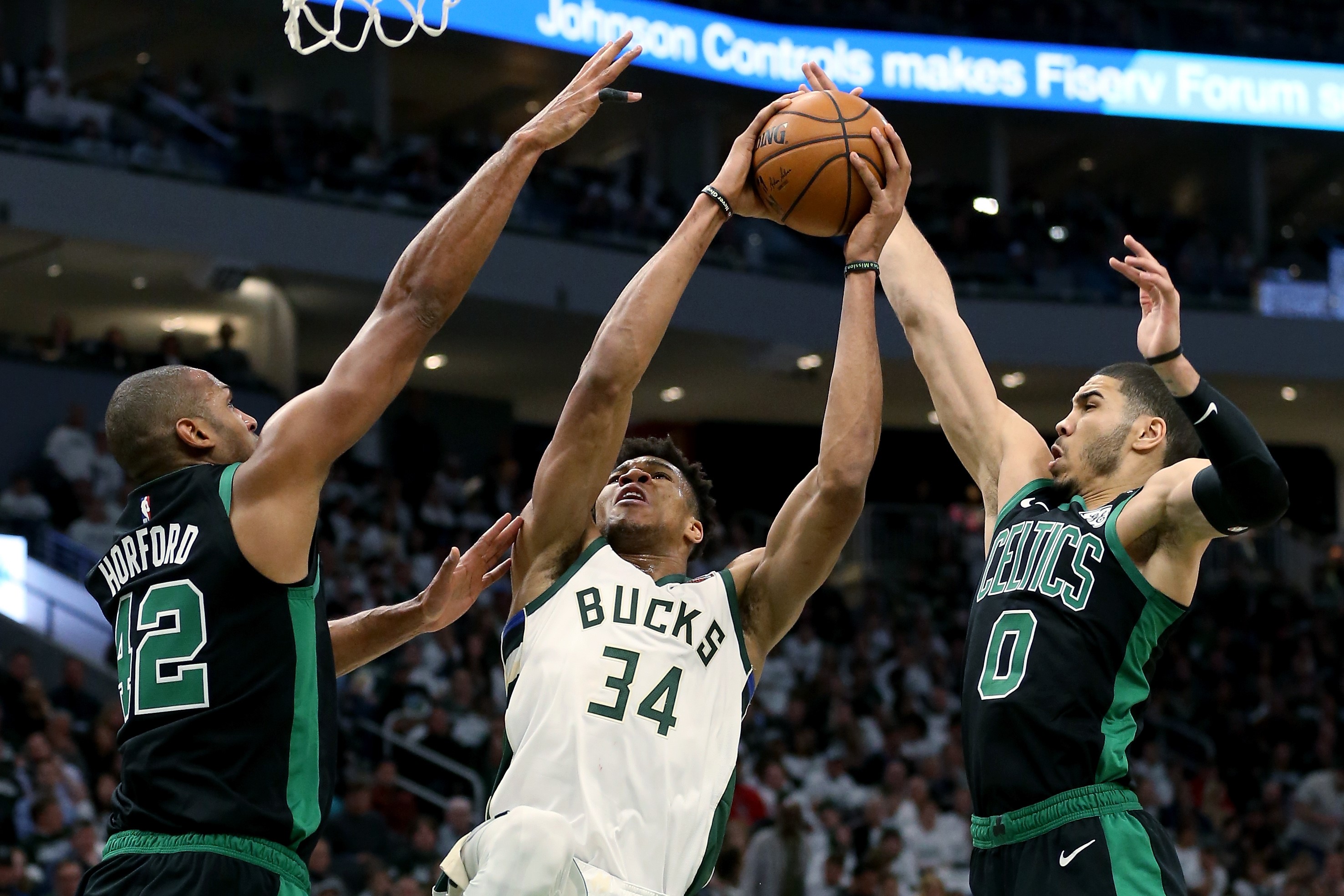 Giannis Antetokounmpo, Milwaukee Bucks vs Boston Celtics