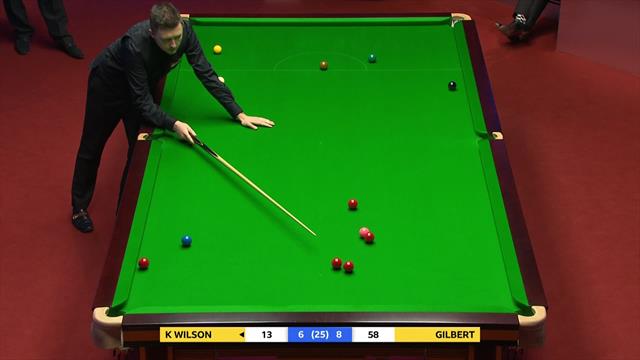 Fluke di Kyren Wilson, che poi si scusa Fluke di Kyren Wilson, che poi si scusa