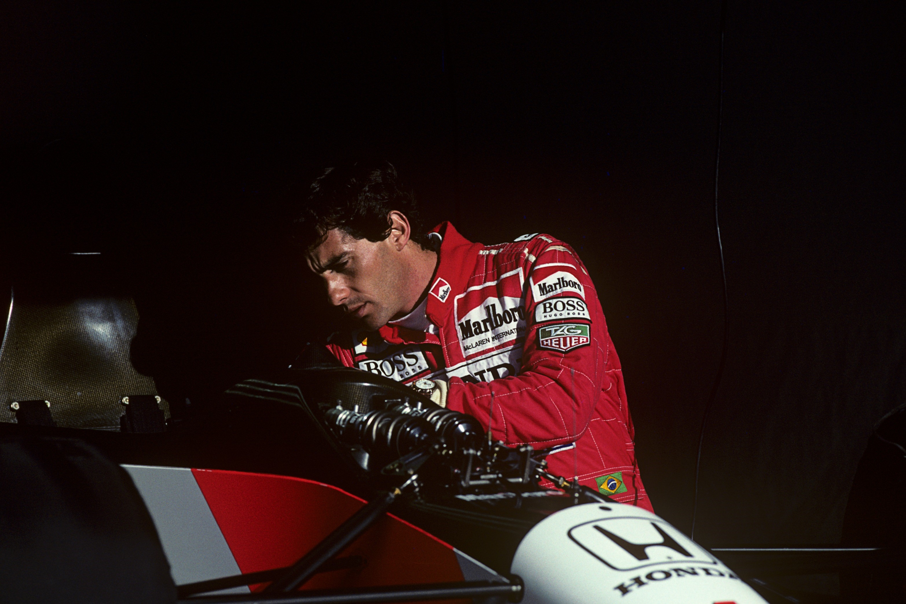 Ayrton Senna (McLaren) au Grand Prix du Portugal 1992