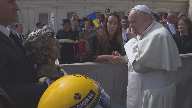 L'hommage du Pape pour Ayrton Senna L'hommage du Pape pour Ayrton Senna