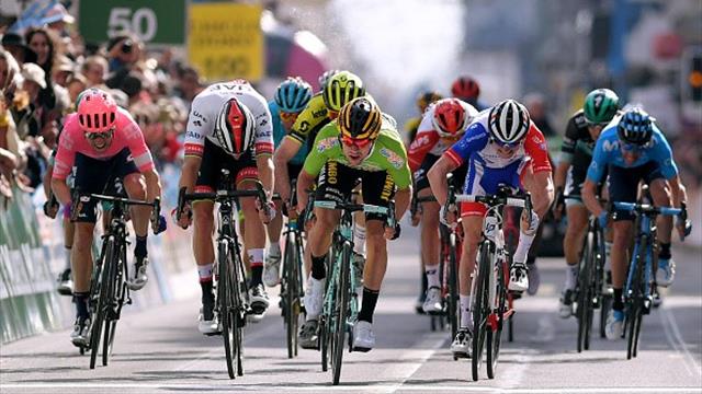 Tour de Romandie: Roglič vant etter kanonspurt Tour de Romandie: Roglič vant etter kanonspurt