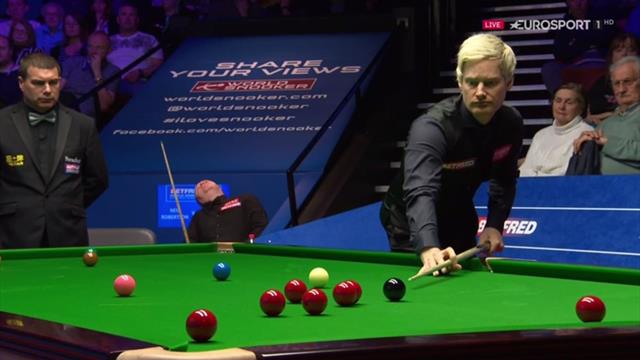 Campeonato del Mundo 2019: El peculiar momento en el se le rompió el cuello a John Higgins Campeonato del Mundo 2019: El peculiar momento en el se le rompió el cuello a John Higgins