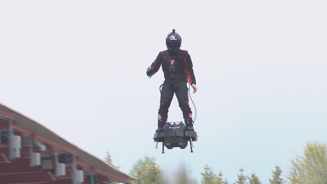 6 Hours of Spa-Francorchamps WEC: Flyboard Air racer starts show 6 Hours of Spa-Francorchamps WEC: Flyboard Air racer starts show