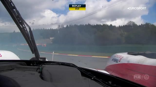 6 Horas de Spa: Trompo de Alonso nada más subirse al Toyota 6 Horas de Spa: Trompo de Alonso nada más subirse al Toyota