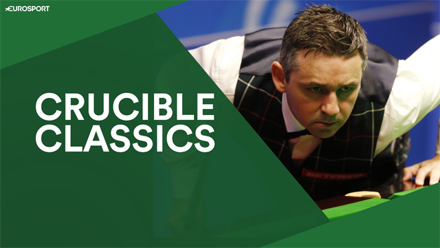 Crucible Classics: Alan McManus attempts epic four-cushion pot from 2016 Crucible Classics: Alan McManus attempts epic four-cushion pot from 2016