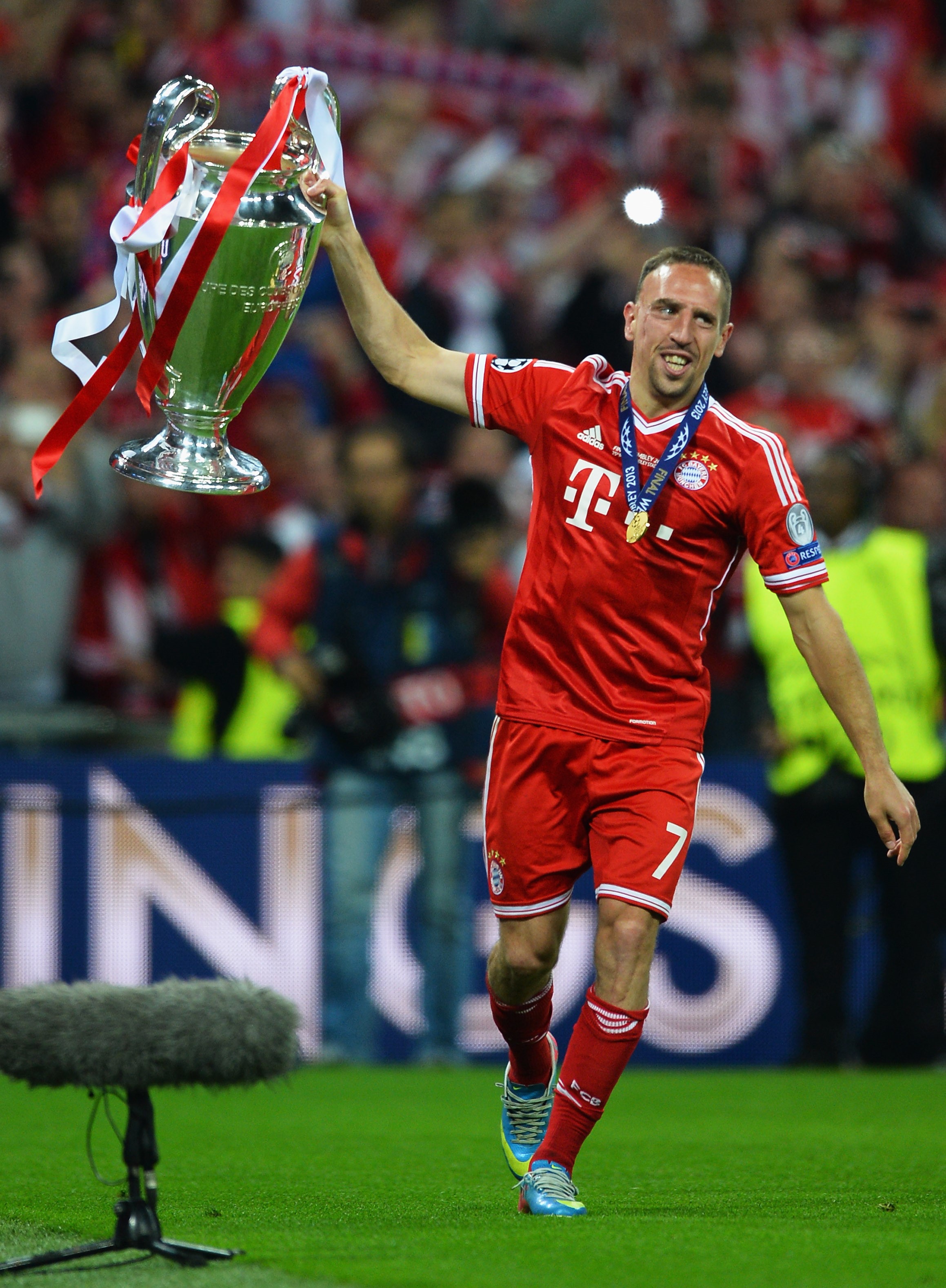 Franck Ribéry, vainqueur de la Ligue des champions en 2013.