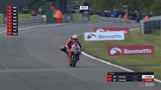 Josh Brookes takes Oulton pole after dominant performance Josh Brookes takes Oulton pole after dominant performance