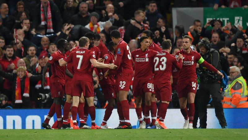 La joie de Liverpool à Anfield contre le Barça