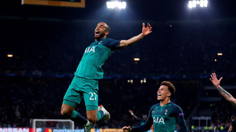 Lucas Moura bei Amsterdam - Tottenham