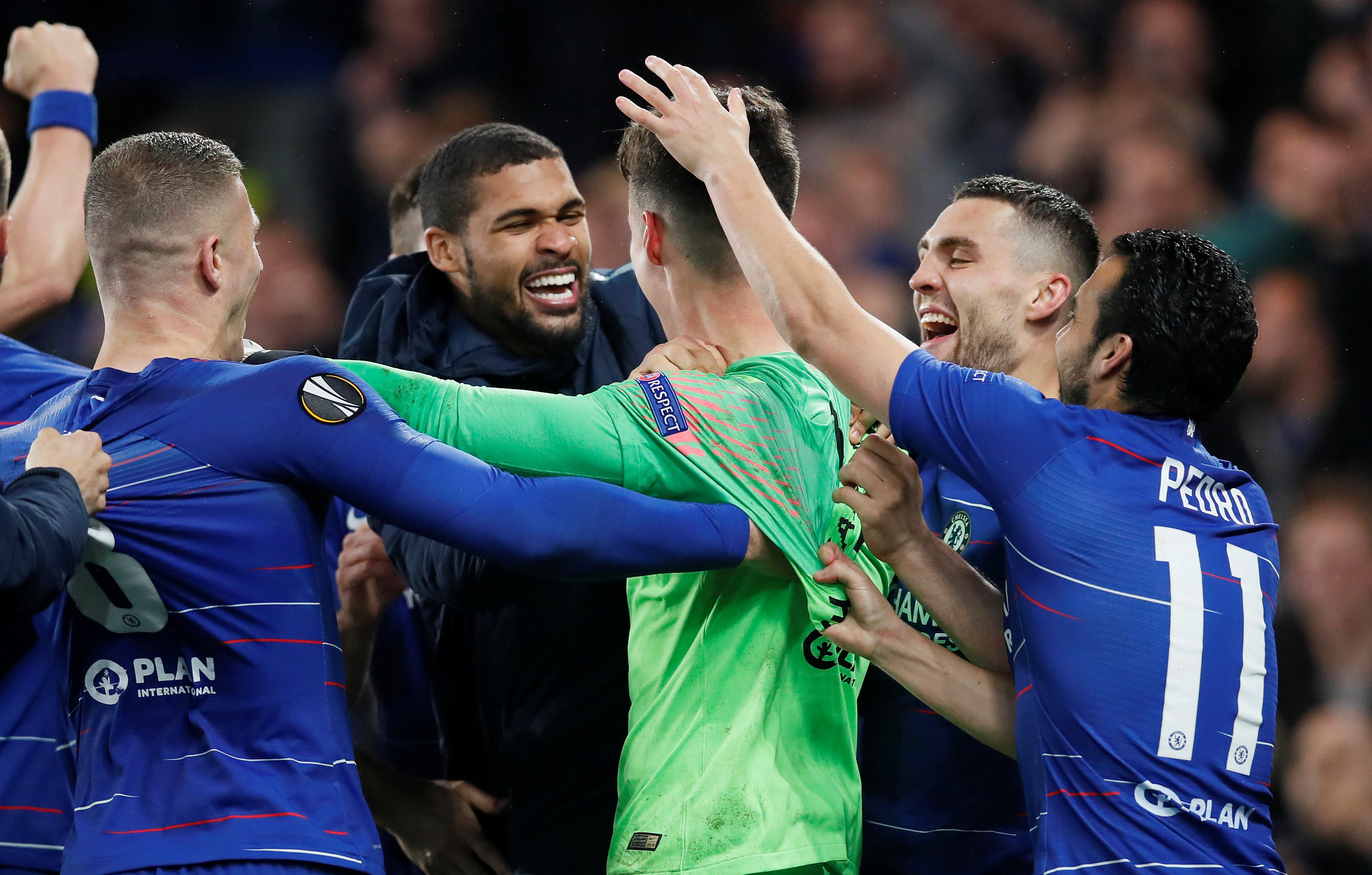 Chelsea, Avrupa Ligi finalinde Eintracht Frankfurt'u penaltılar sonucunda eledi. Kaleci Kepa, iki penaltı kurtardı.