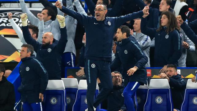 Sarri: "Gli ultimi rigori non li ho visti; al momento non mi rivedrete in Italia"