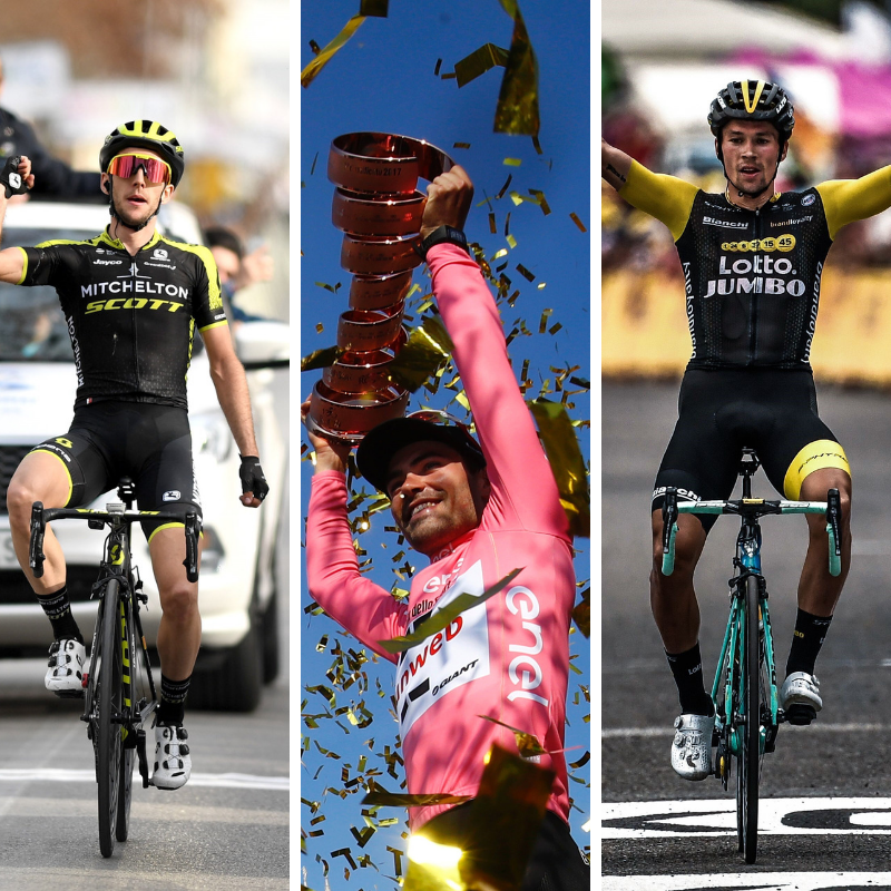 Primoz Roglic, Tom Dumoulin, Simon Yates