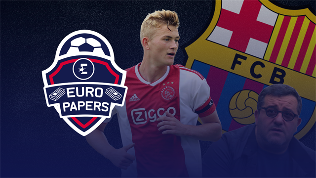 Euro Papers: Agent’s MEGA demands stall Matthijs de Ligt to Barcelona Euro Papers: Agent’s MEGA demands stall Matthijs de Ligt to Barcelona