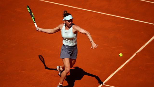 Halep prend la porte