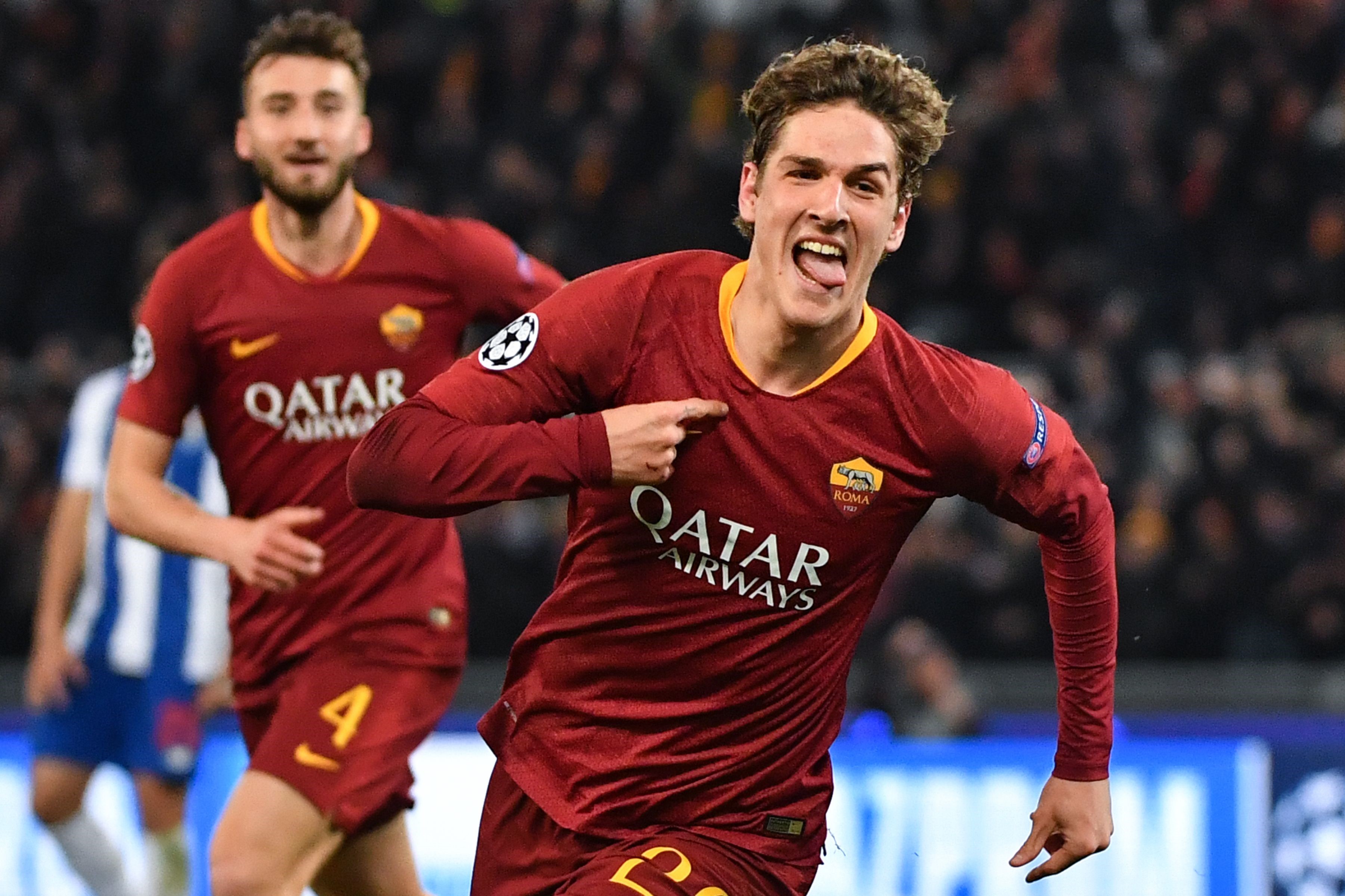 Zaniolo a ajuns la sapte goluri pentru Roma