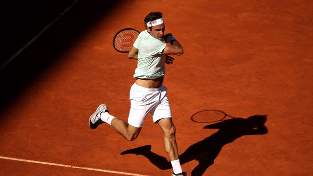 Masters Roma 2019, Borna Coric-Roger Federer: A cuartos sabiendo sufrir (6-2, 4-6 y 6-7 -7-)
