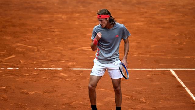 Solide, Tsitsipas retrouve Federer