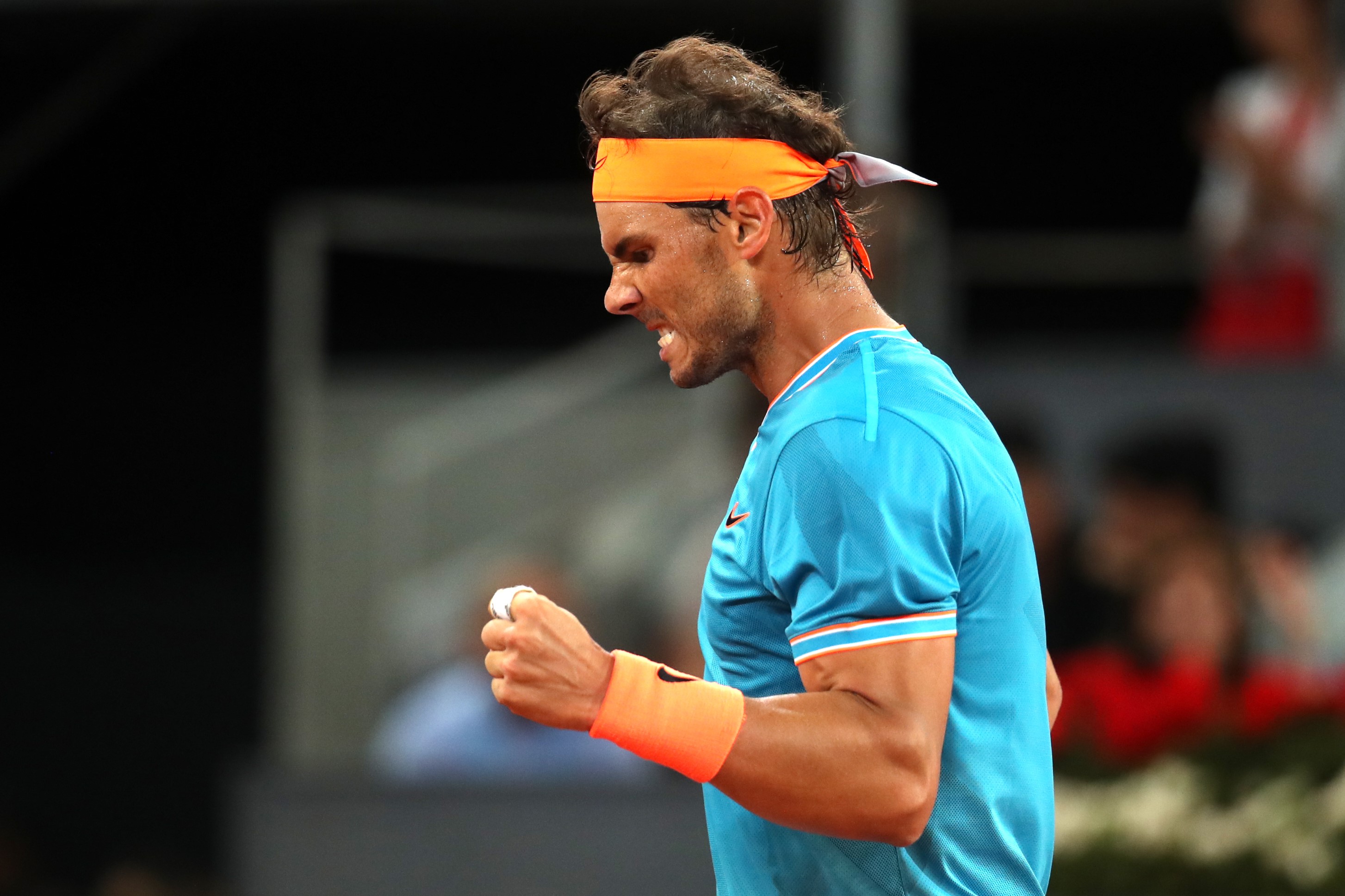 Rafa Nadal lors du Masters 1000 de Madrid 2019