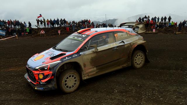 World championship leader Neuville crashes out in Chile
