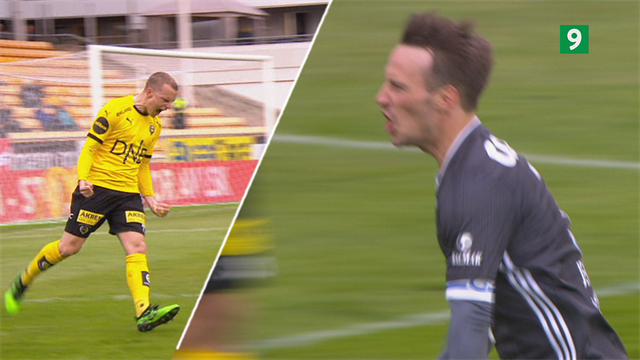 Highlights: Mike Jensen reddede et point hjem til Rosenborg med flot kasse Highlights: Mike Jensen reddede et point hjem til Rosenborg med flot kasse